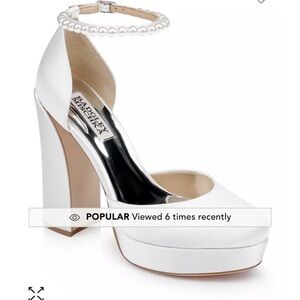Badgley Mischka wedding heels